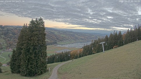Archived image Webcam Alpsee chair lift (Alpsee Coaster)