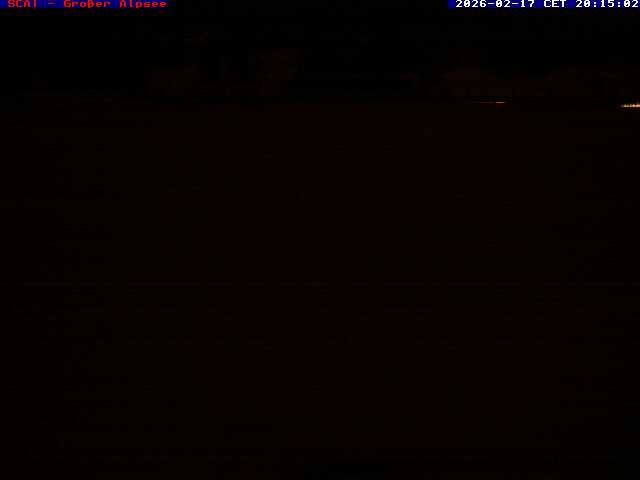 Archived image Webcam Lake "Großer Alpsee"