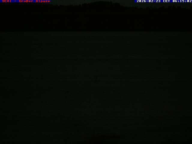 Archiv Foto Webcam Großer Alpsee bei Immenstadt