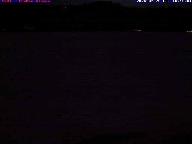 Archiv Foto Webcam Großer Alpsee bei Immenstadt