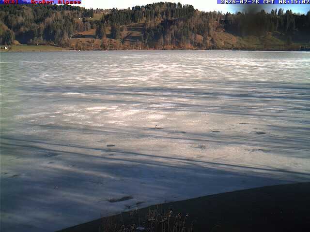 Archived image Webcam Lake "Großer Alpsee"