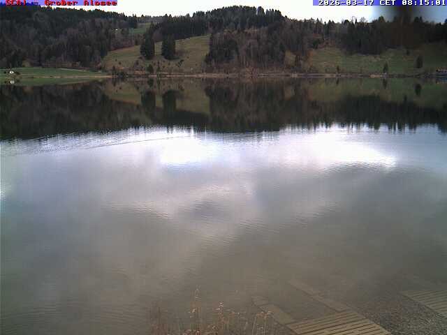 Archiv Foto Webcam Großer Alpsee bei Immenstadt
