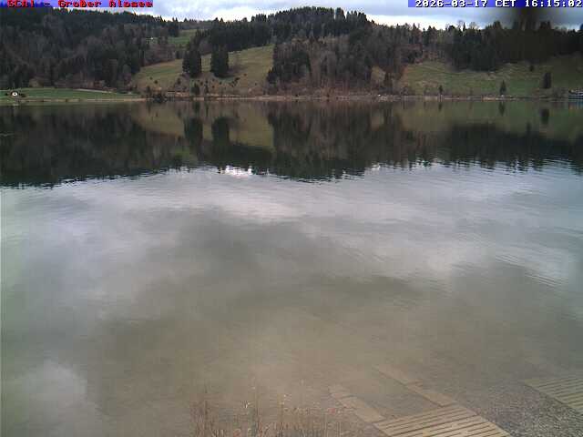 Archiv Foto Webcam Großer Alpsee bei Immenstadt