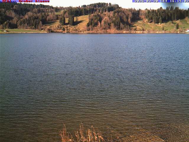 Archived image Webcam Lake "Großer Alpsee"