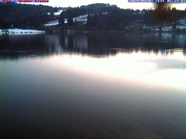 Archiv Foto Webcam Großer Alpsee bei Immenstadt