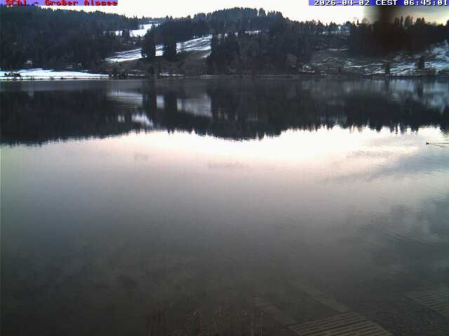 Archived image Webcam Lake "Großer Alpsee"