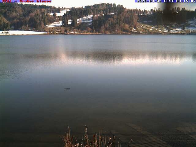 Archived image Webcam Lake "Großer Alpsee"