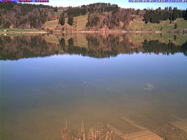 Archiv Foto Webcam Großer Alpsee bei Immenstadt