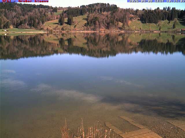 Archiv Foto Webcam Großer Alpsee bei Immenstadt