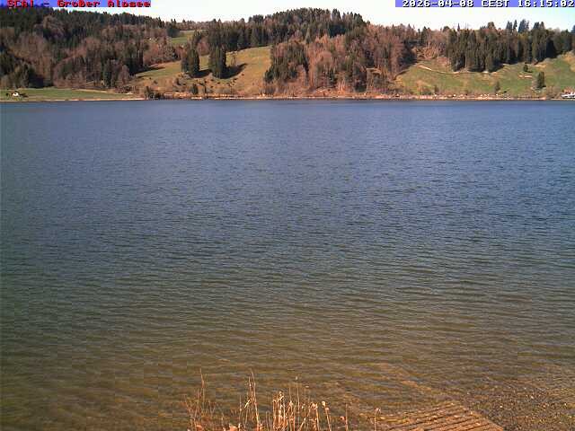 Archiv Foto Webcam Großer Alpsee bei Immenstadt