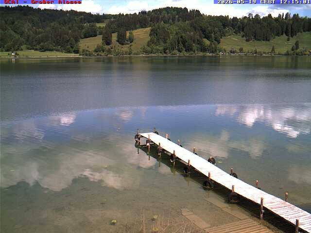 Archiv Foto Webcam Großer Alpsee bei Immenstadt