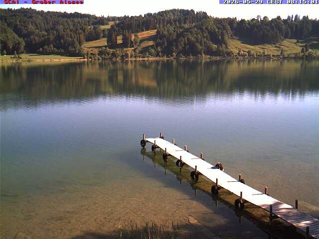 Archiv Foto Webcam Großer Alpsee bei Immenstadt