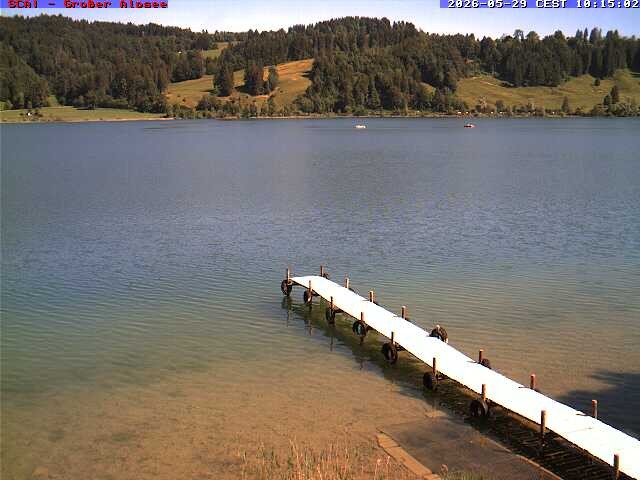 Archiv Foto Webcam Großer Alpsee bei Immenstadt