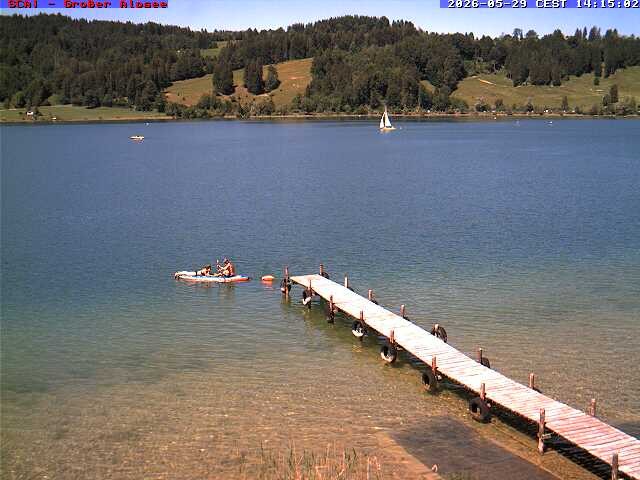 Archiv Foto Webcam Großer Alpsee bei Immenstadt