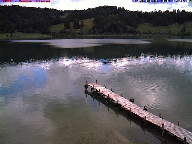 Archiv Foto Webcam Großer Alpsee bei Immenstadt