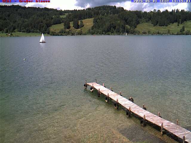 Archiv Foto Webcam Großer Alpsee bei Immenstadt