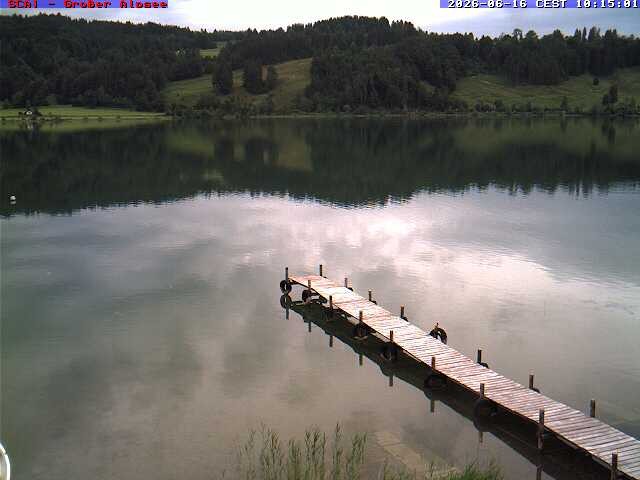 Archiv Foto Webcam Großer Alpsee bei Immenstadt