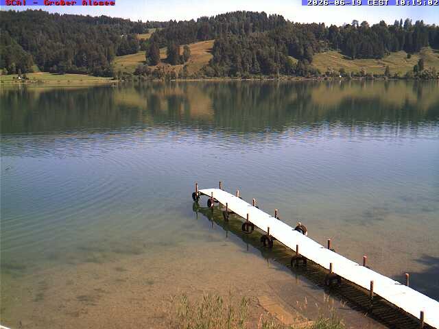 Archiv Foto Webcam Großer Alpsee bei Immenstadt