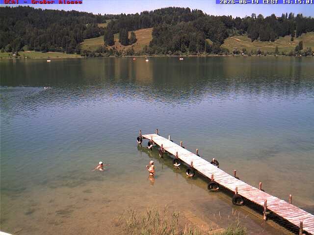 Archiv Foto Webcam Großer Alpsee bei Immenstadt