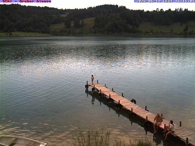 Archived image Webcam Lake "Großer Alpsee"