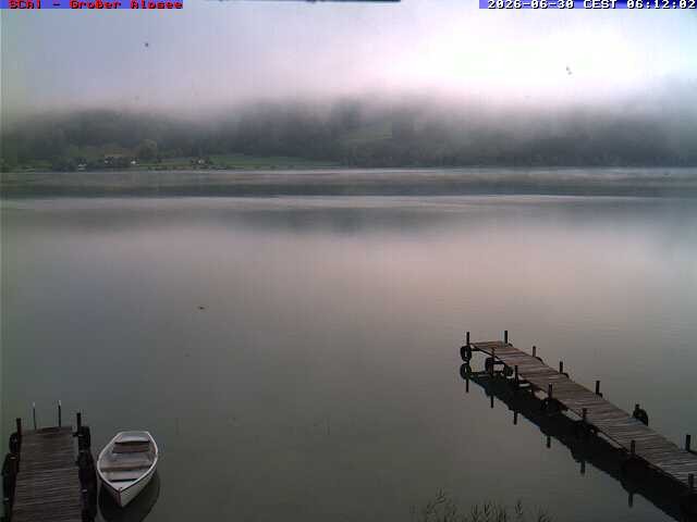 Archived image Webcam Lake "Großer Alpsee"