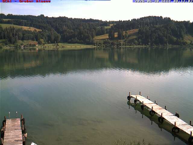 Archived image Webcam Lake "Großer Alpsee"