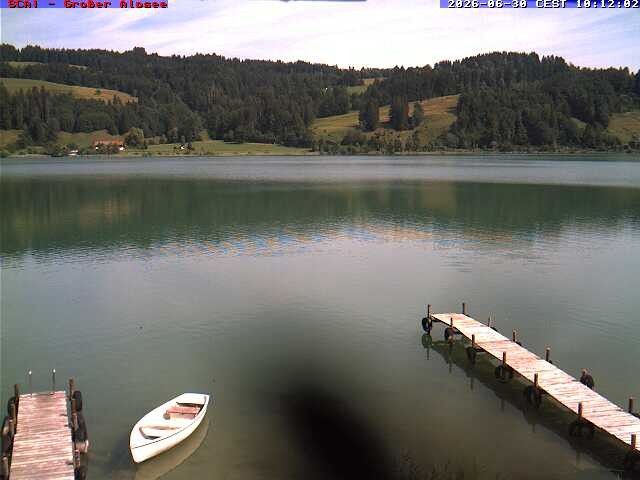 Archived image Webcam Lake "Großer Alpsee"