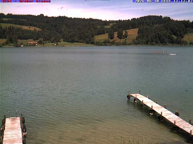 Archived image Webcam Lake "Großer Alpsee"
