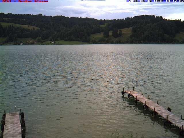 Archived image Webcam Lake "Großer Alpsee"