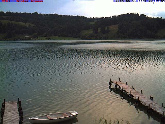 Archived image Webcam Lake "Großer Alpsee"