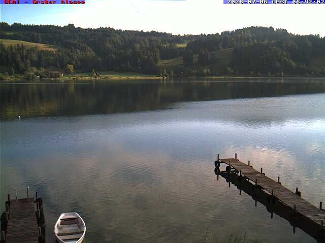 Archiv Foto Webcam Großer Alpsee bei Immenstadt