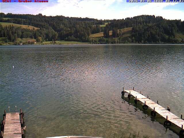 Archiv Foto Webcam Großer Alpsee bei Immenstadt