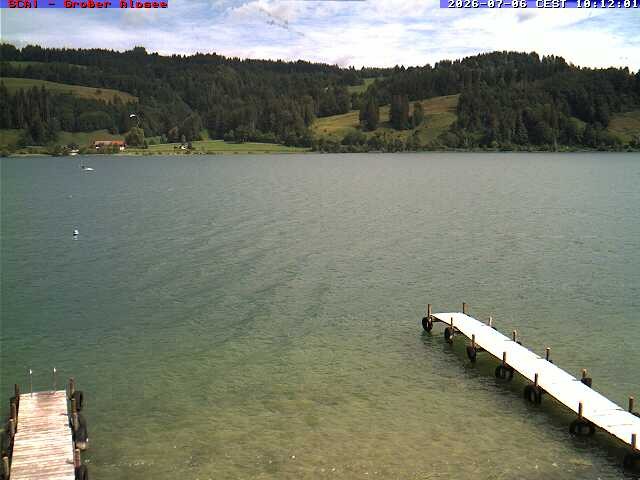 Archiv Foto Webcam Großer Alpsee bei Immenstadt