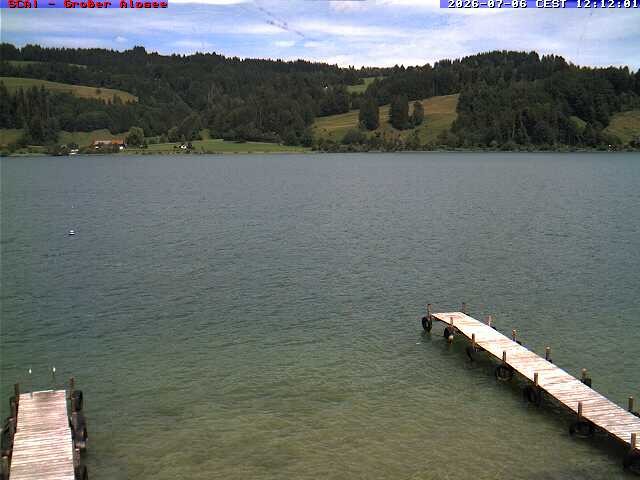 Archiv Foto Webcam Großer Alpsee bei Immenstadt