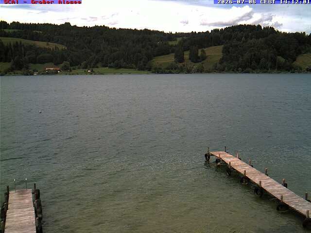 Archiv Foto Webcam Großer Alpsee bei Immenstadt