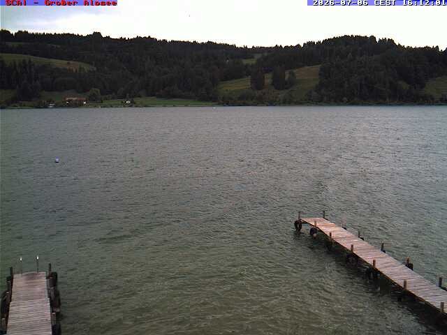 Archiv Foto Webcam Großer Alpsee bei Immenstadt