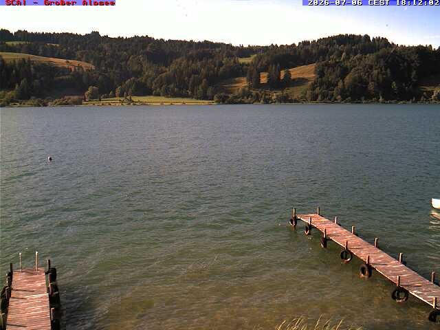 Archiv Foto Webcam Großer Alpsee bei Immenstadt