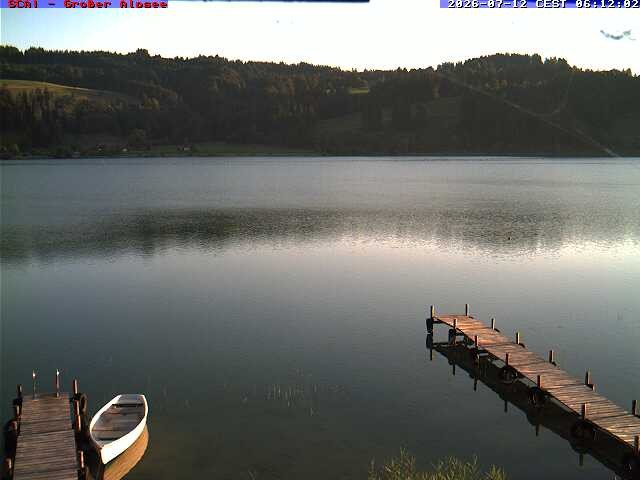 Archived image Webcam Lake "Großer Alpsee"