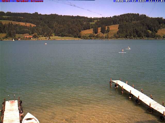 Archived image Webcam Lake "Großer Alpsee"