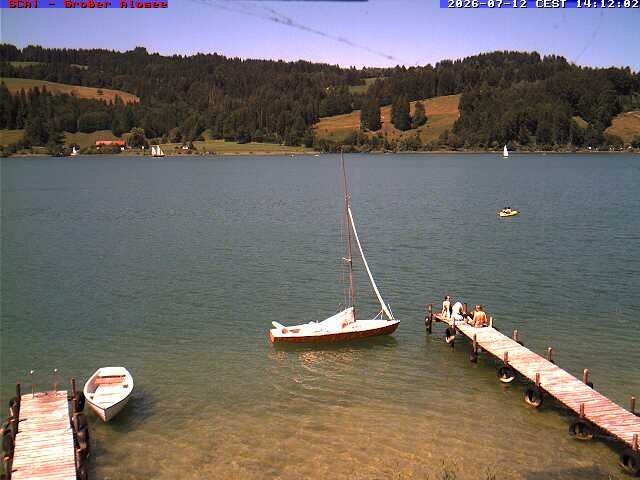 Archived image Webcam Lake "Großer Alpsee"