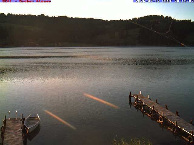 Archived image Webcam Lake "Großer Alpsee"