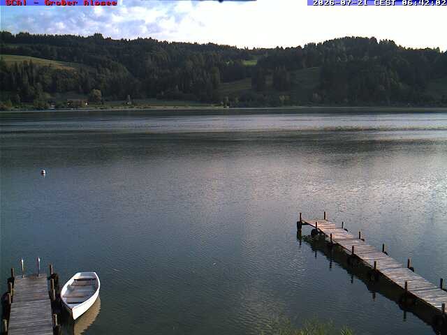 Archiv Foto Webcam Großer Alpsee bei Immenstadt