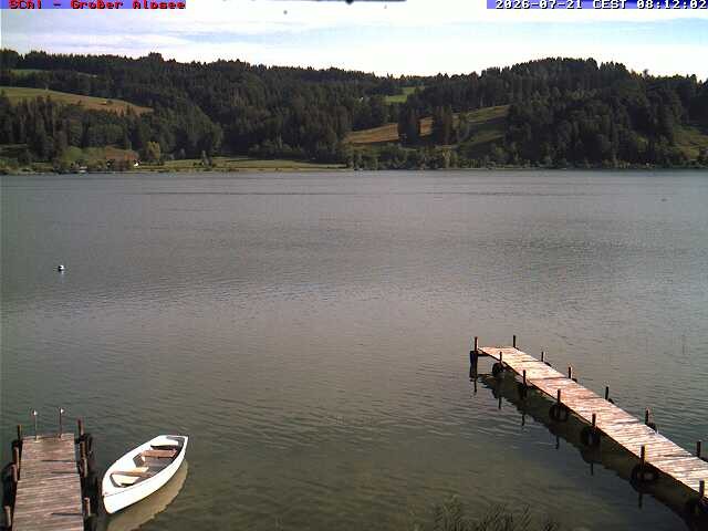 Archiv Foto Webcam Großer Alpsee bei Immenstadt