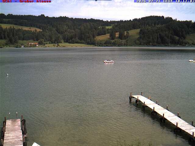 Archiv Foto Webcam Großer Alpsee bei Immenstadt