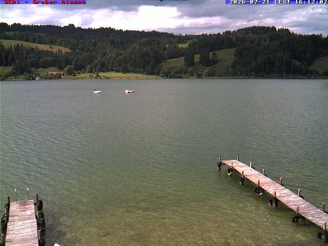 Archiv Foto Webcam Großer Alpsee bei Immenstadt