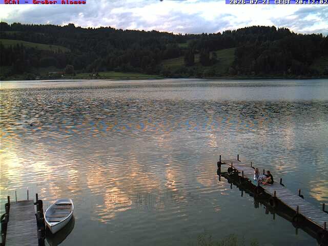 Archiv Foto Webcam Großer Alpsee bei Immenstadt
