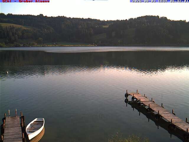 Archiv Foto Webcam Großer Alpsee bei Immenstadt