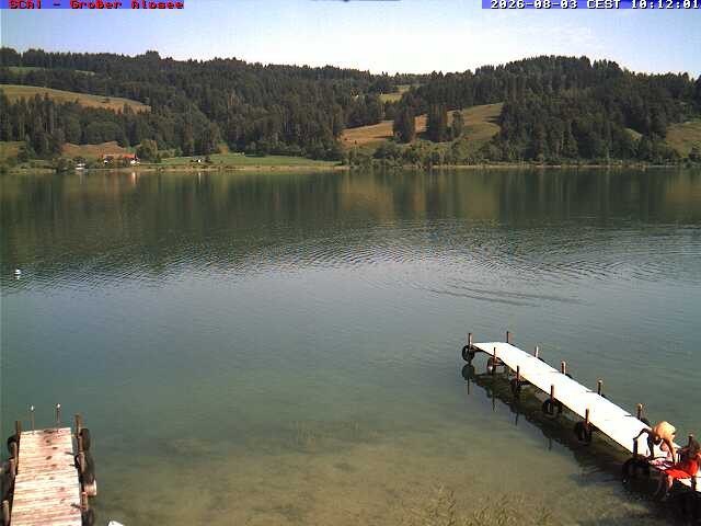 Archiv Foto Webcam Großer Alpsee bei Immenstadt