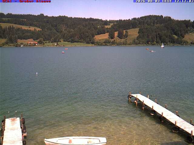 Archiv Foto Webcam Großer Alpsee bei Immenstadt