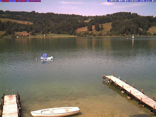 Archiv Foto Webcam Großer Alpsee bei Immenstadt